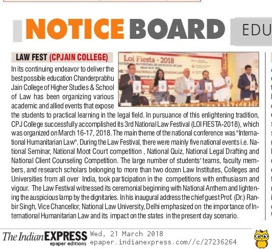 Loi-Fiesta-2018 <br> INDIAN EXPRESS