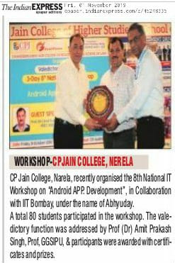 8th Three Day National IT Workshop <br>THE INDIAN EXPRESS