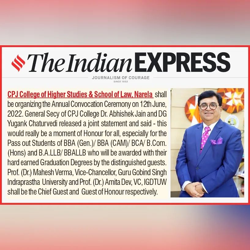 Convocation 2022 <br> The Indian Express