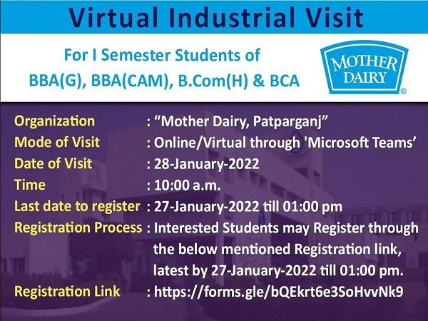 Virtual Visit to Mother Dairy