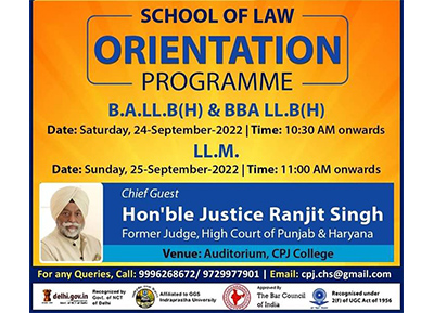 Orientation Programme-Law