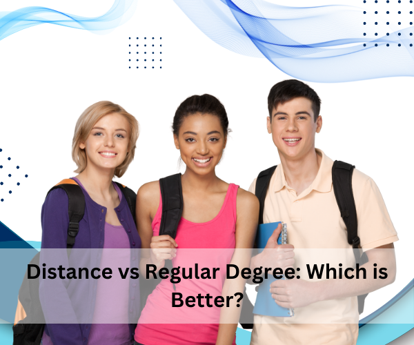 Distance vs Regular Degree: Which is Better?