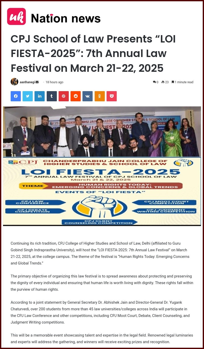 Press Release of Loi-Fiesta 2025