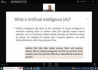 Webinar on “AI & Machine Learning: Bridging the Gap”